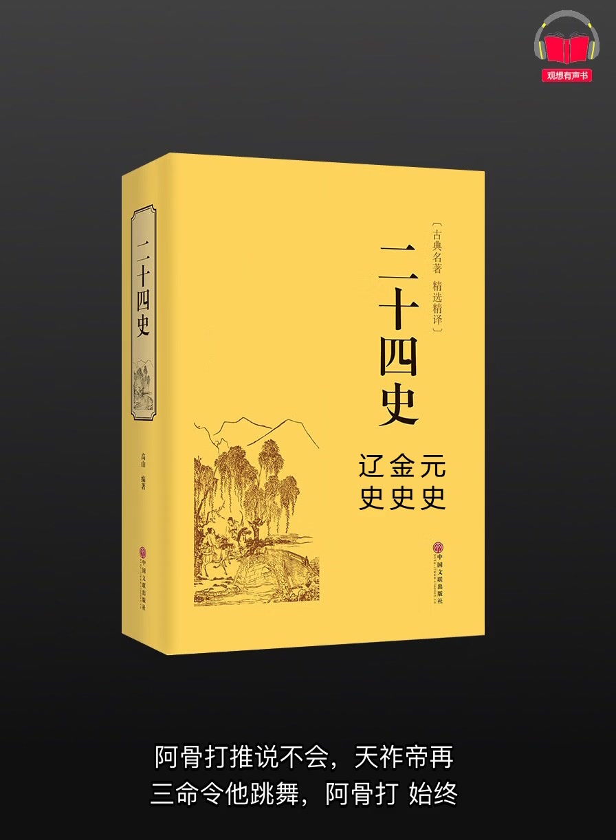 【有声书】《二十四史辽史、金史、元史》(白话文版)带字幕、分章节哔哩哔哩bilibili