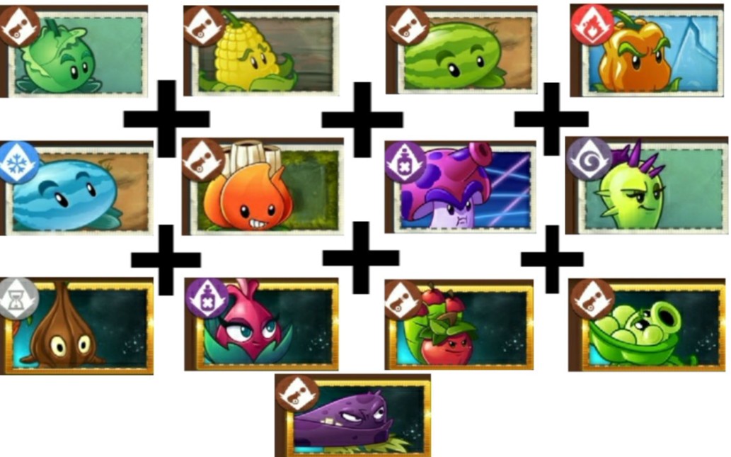 pvz2所有投手合体后会是什么样