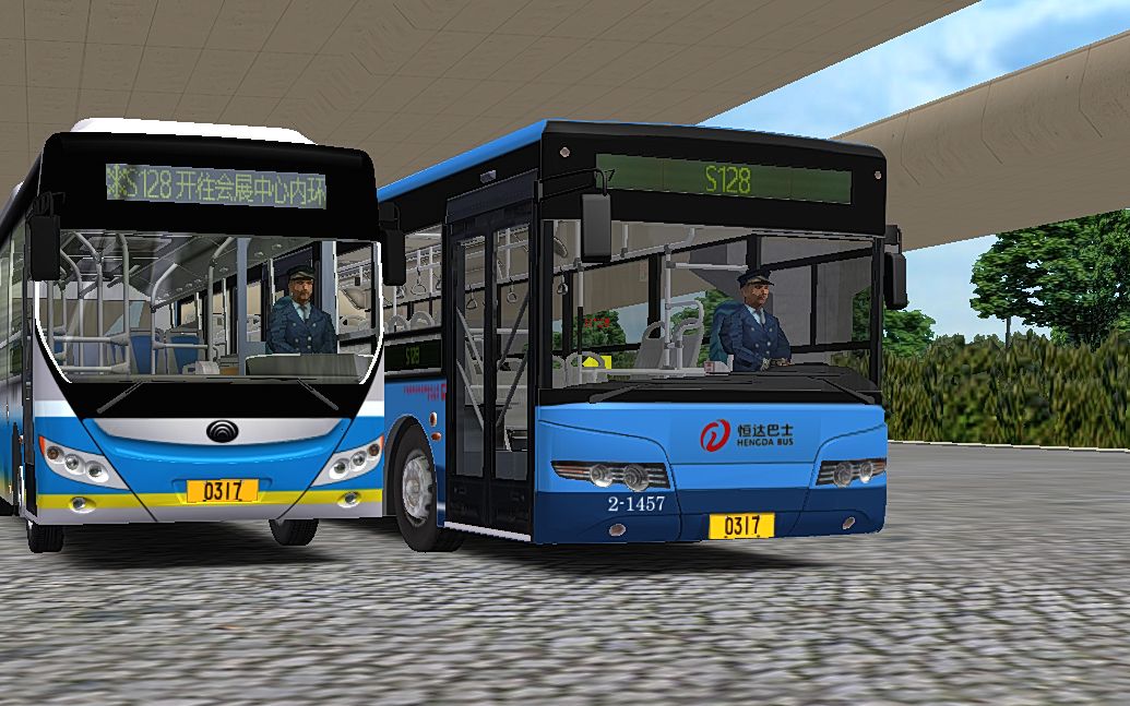 0#1 来自宇通zk6108hgc的咆哮!环线驾驶s128到会展中心