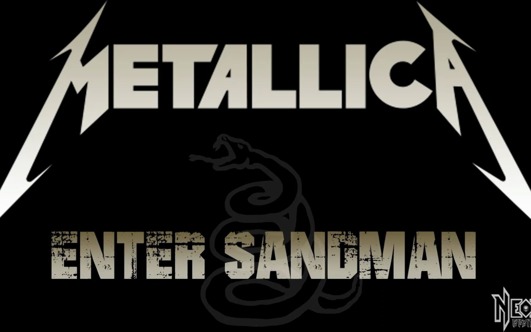 [图]Metallica - Enter Sandman 伴奏（带主唱，无主音吉他）