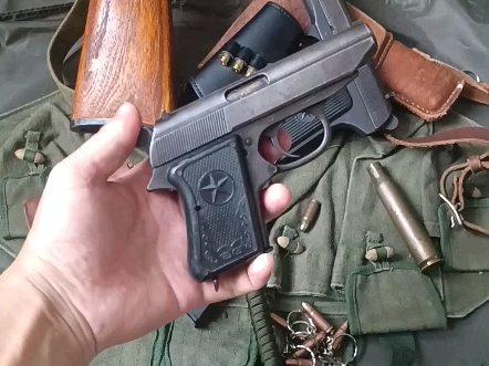 64式,小砸炮手枪,纯炮弹钢1比1复刻