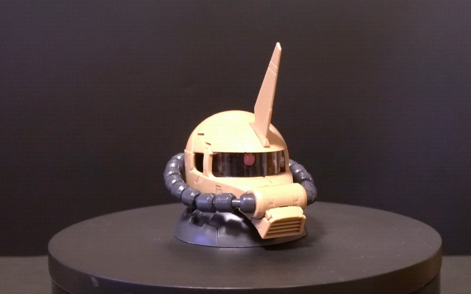 [全4种]万代6月 扭蛋扎古头zaku head9 多安扎古,陆战高机动型扎古