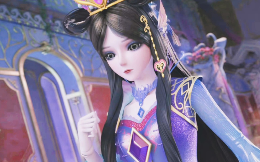 精灵梦叶罗丽/薇罗丽/黑化/个人剪影向/"长安花开尽,心上人谐莺歌而来