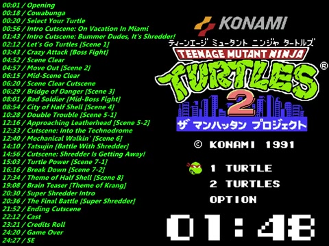 [图]红白机 忍者神龟3 原声 OST Teenage Mutant Ninja Turtles III Soundtrack