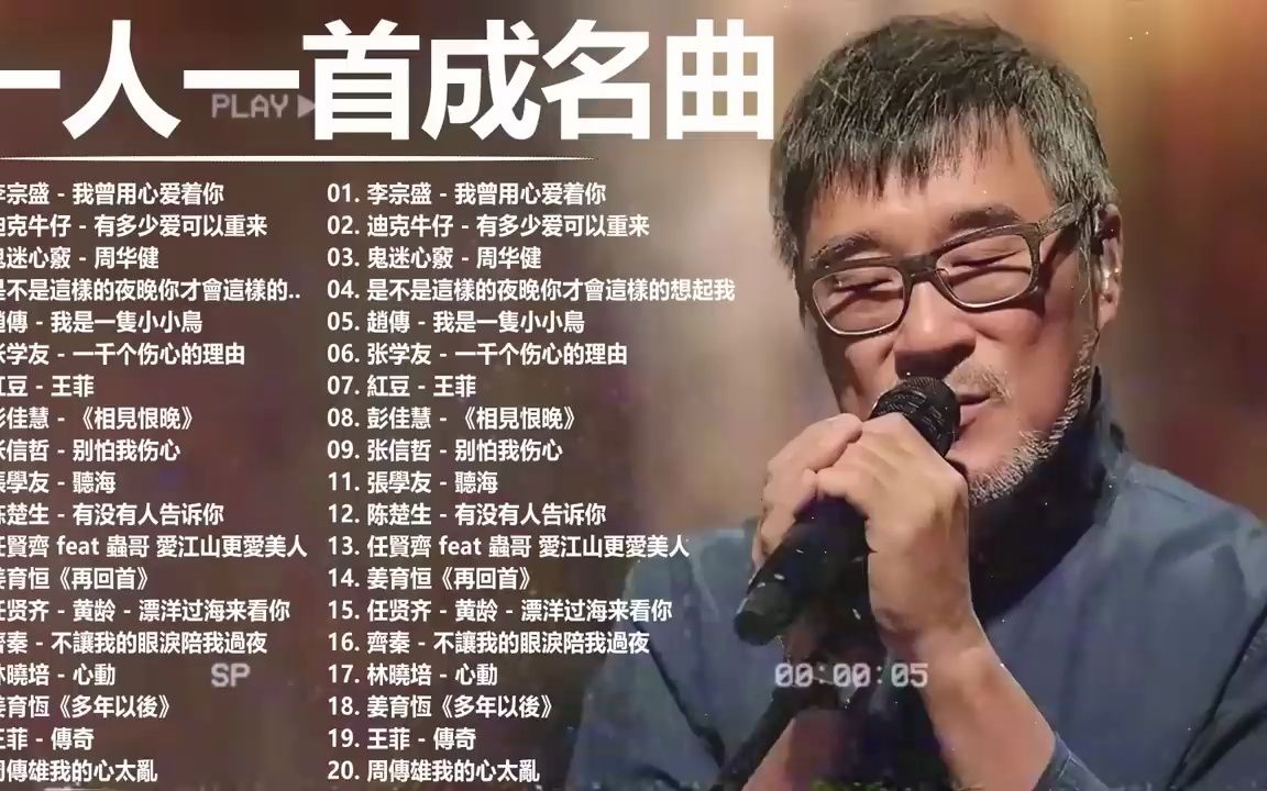 [图]一人一首成名曲《我曾用心爱着你》