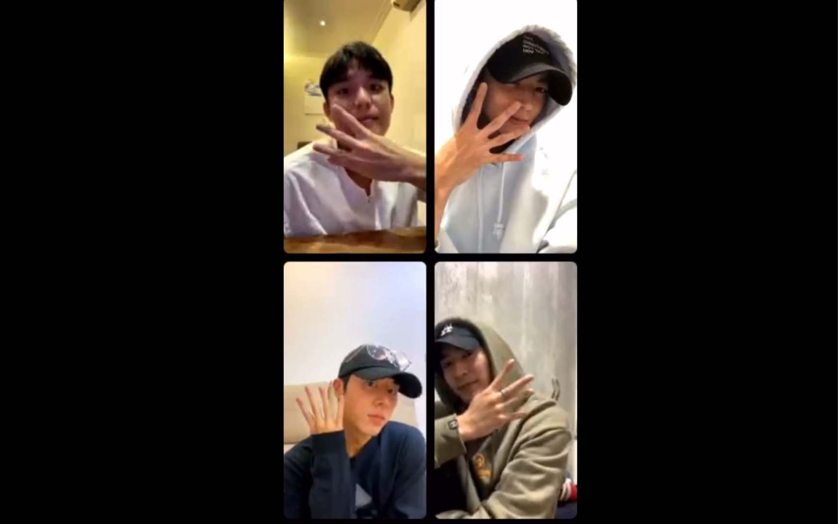 history4近距离爱上你主创四人首次合体同框ig直播献