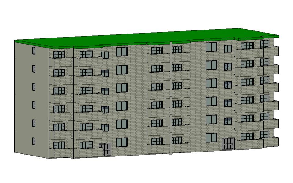 [图]图学会BIM一级试题第四期第五题4-5六层建筑上