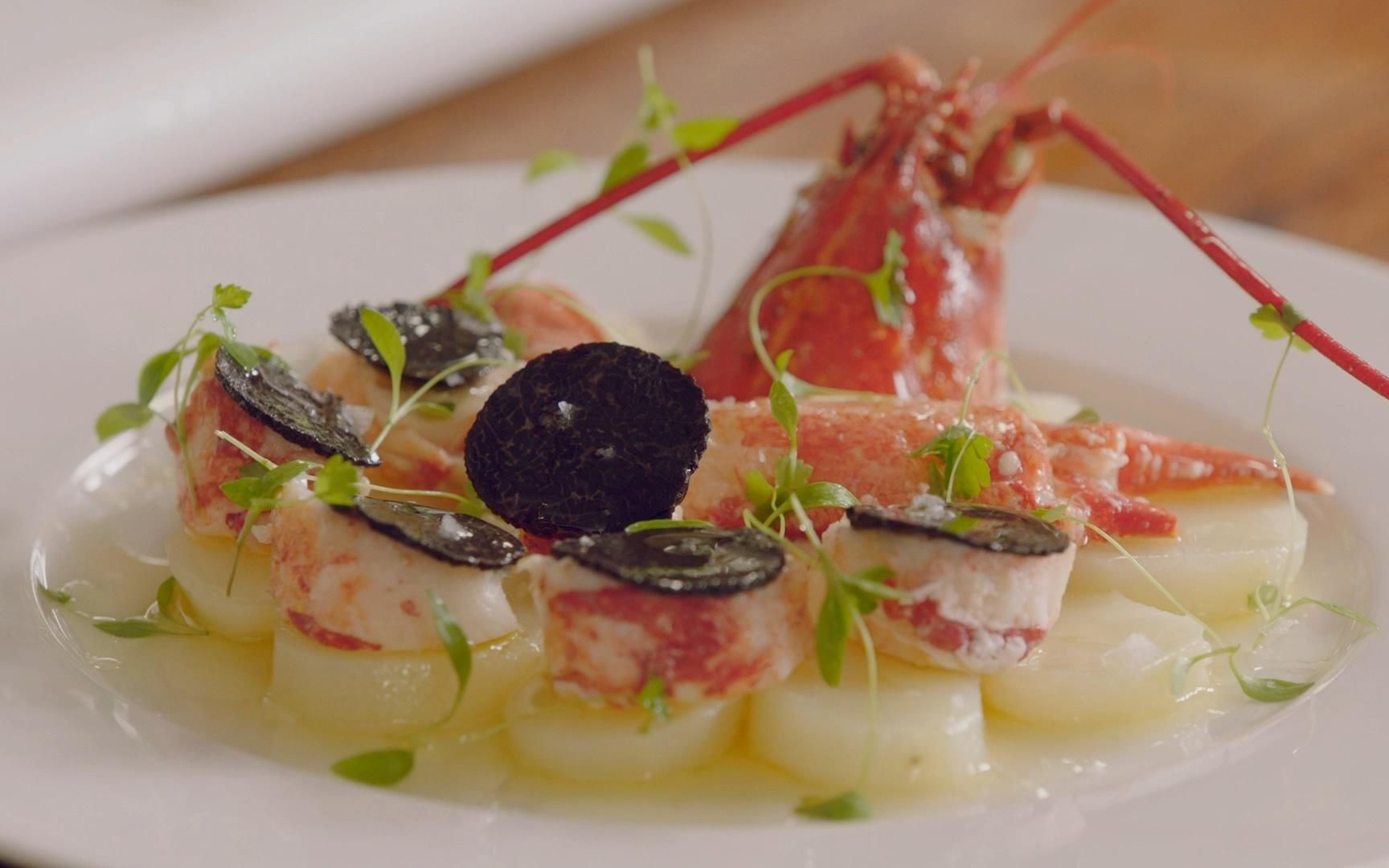 【圣骑字幕】marco pierre white龙虾沙拉-lobster salad-bbc大师课