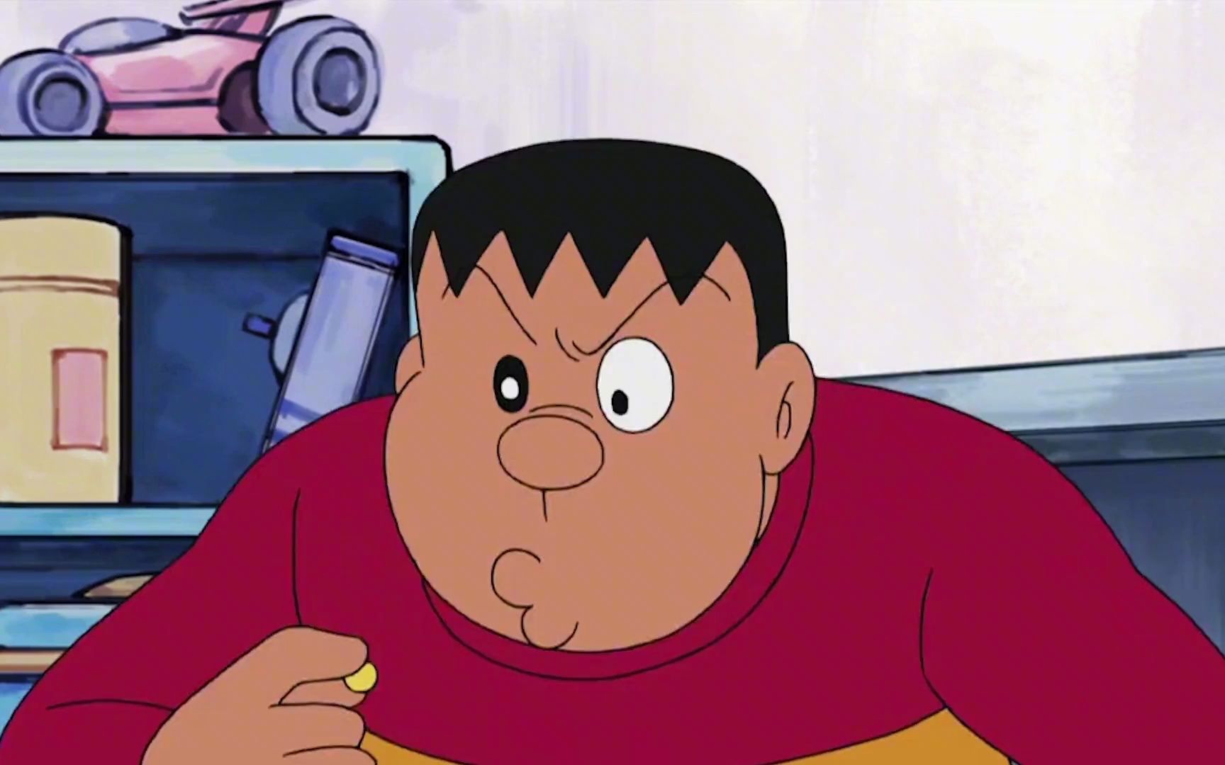 哆啦a梦:瞬间转移物体的豆子,恶搞胖虎让其没脸见人