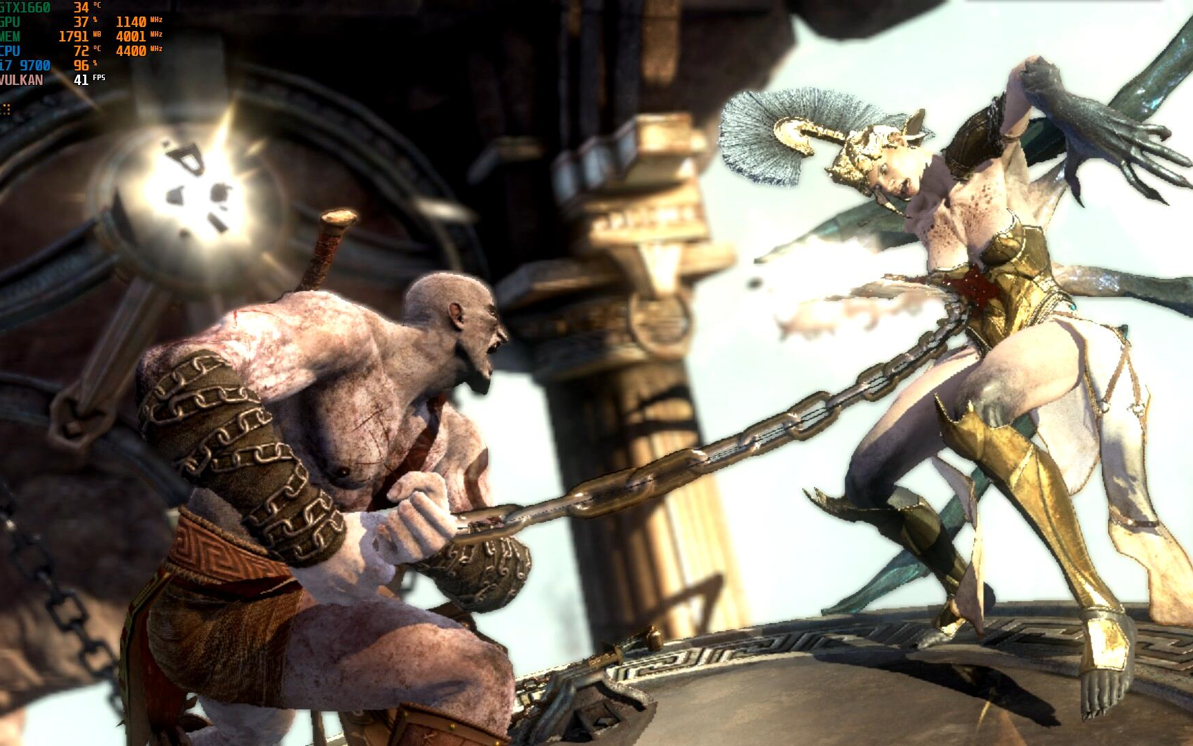 ps3模拟器酷睿i79700畅玩通关战神升天合辑1080p