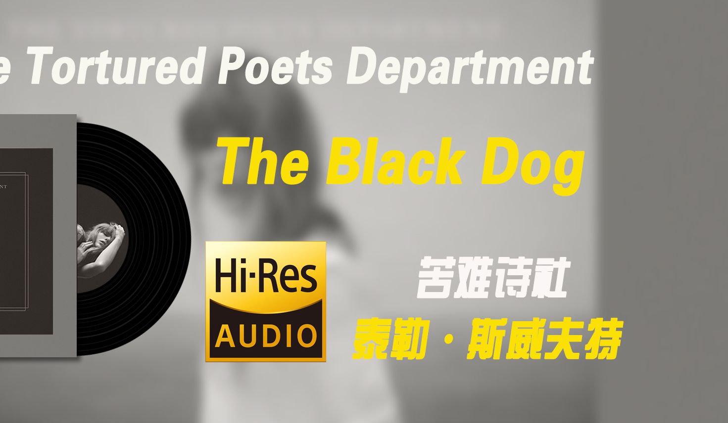 [图]【苦难诗社 中英滚动歌词】17 The Black Dog 黑狗酒吧 戳简介听全集！霉霉新专『TTPD TS11 Hi-Res无损音质』