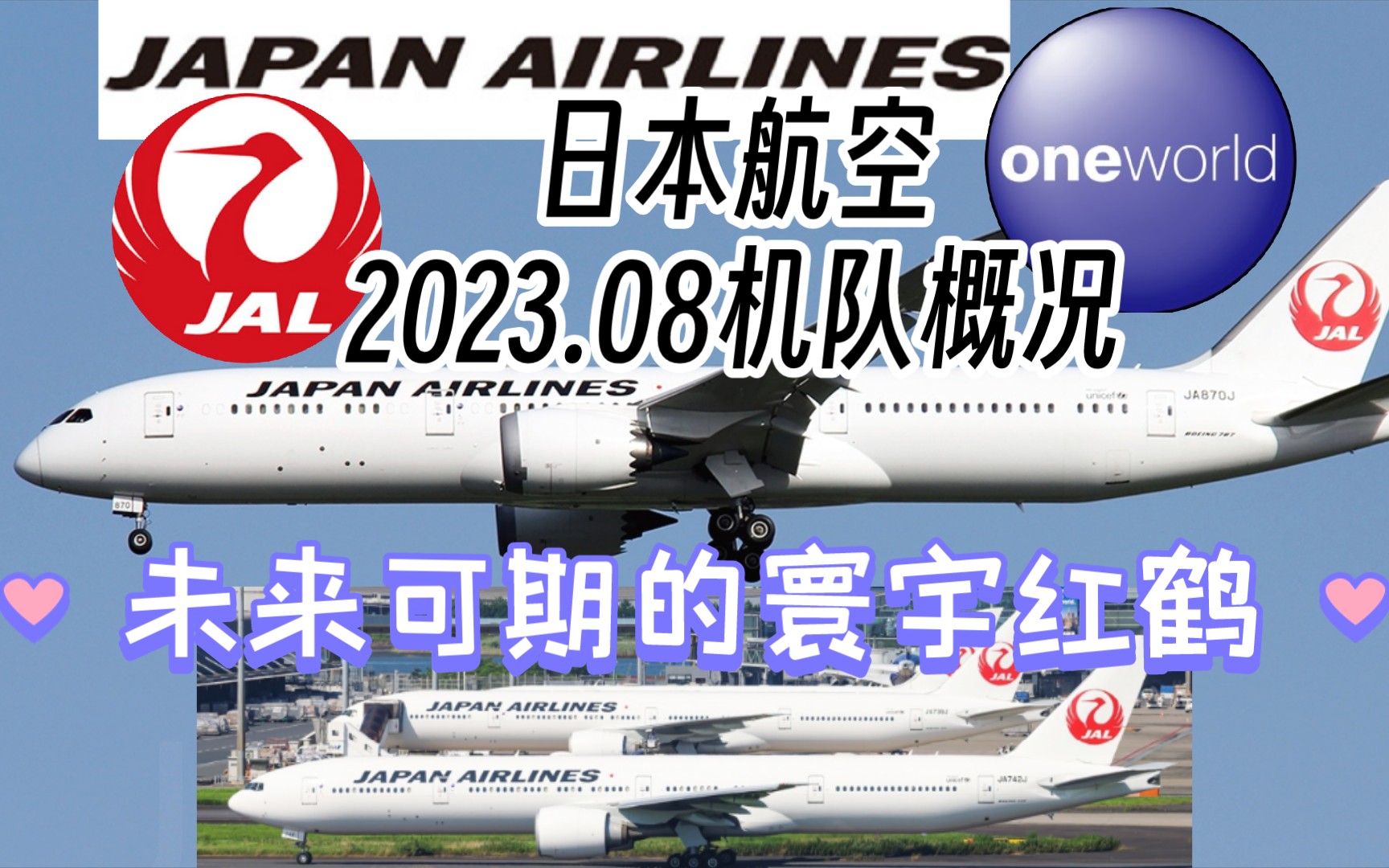 【WF机队】命运多戕——未来可期的寰宇红鹤‖日本航空2023.08机队概况哔哩哔哩bilibili