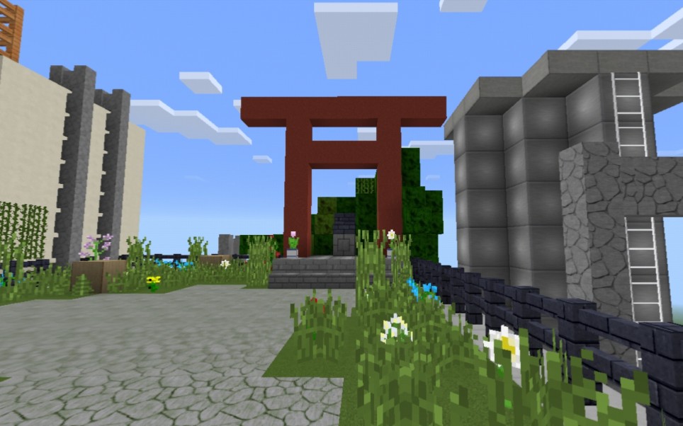 我的世界还原天气之子代代木废弃大楼