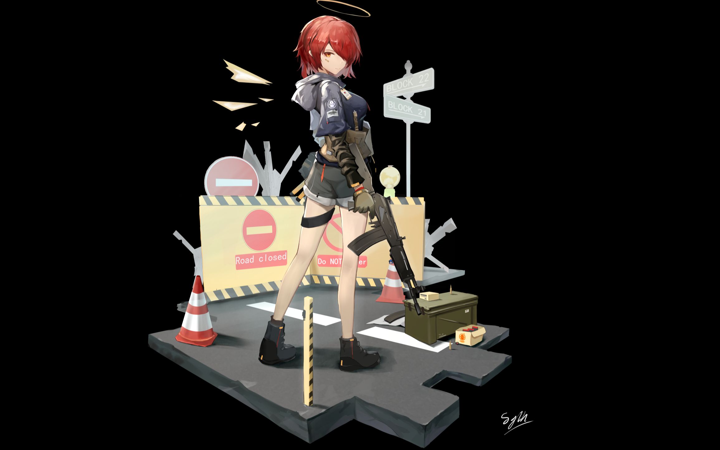 【能天使新皮肤】 锁境战线 "老板,喜欢我的新枪吗?