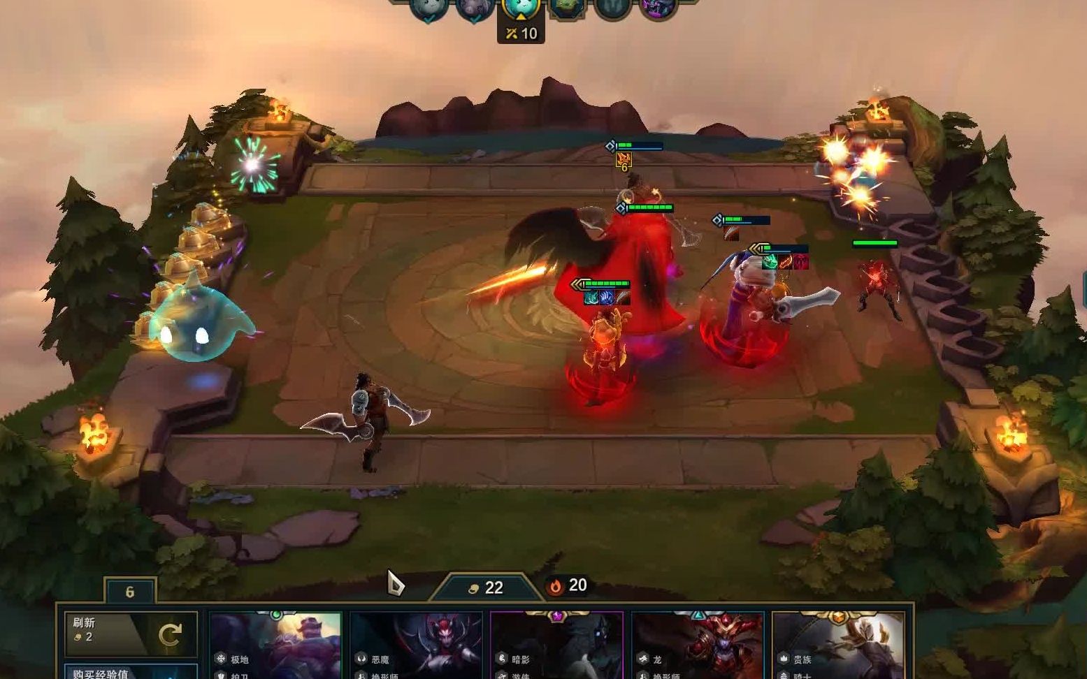 lol云顶之弈恶魔璐璐龙牙诺手肉的让你绝望打的死我算我输