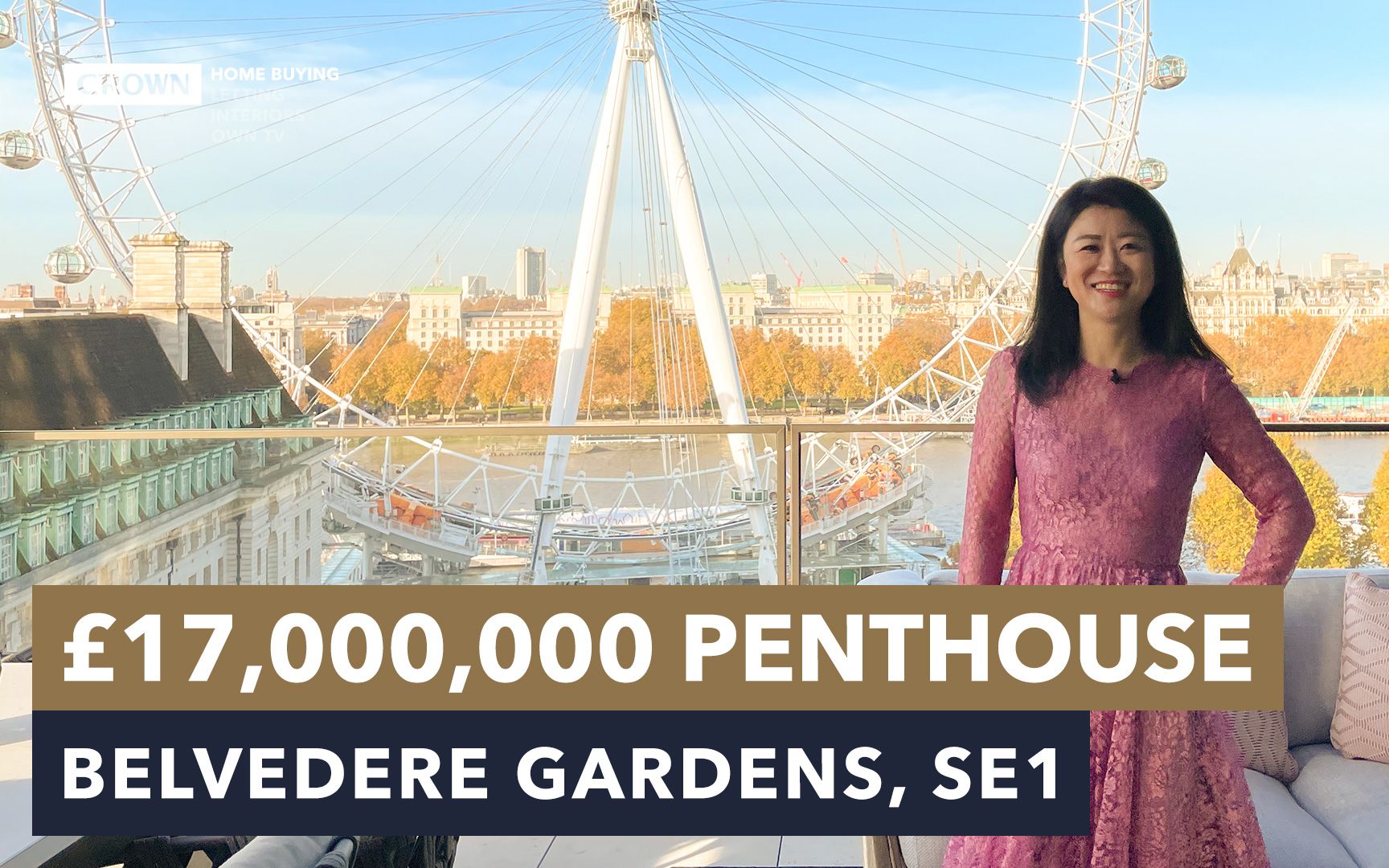 完整版 | London Eye 伦敦眼旁豪宅大平层 Belvedere Gardens Penthouse | 威斯敏斯特公学和圣保罗公学步行可达哔哩哔哩bilibili