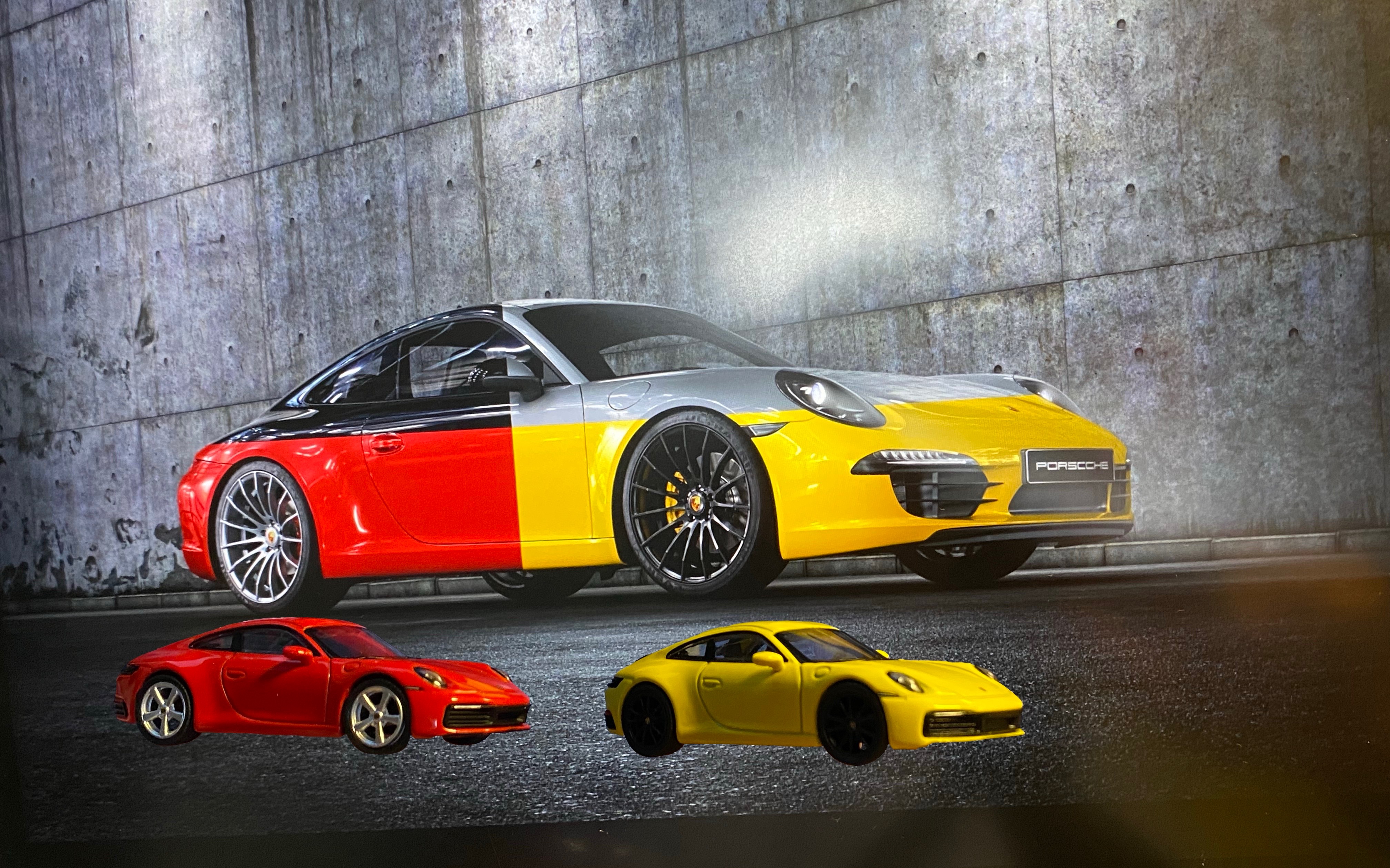 【马马子的小车分享】【1:64比例】第十期:minigt 保时捷卡雷拉s和4s