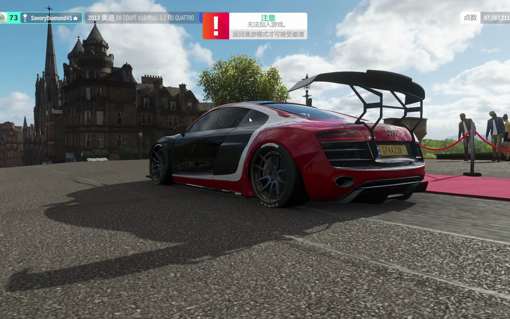 极限竞速地平线4车辆测评解说第八十期:2013款奥迪r8 v10 plus