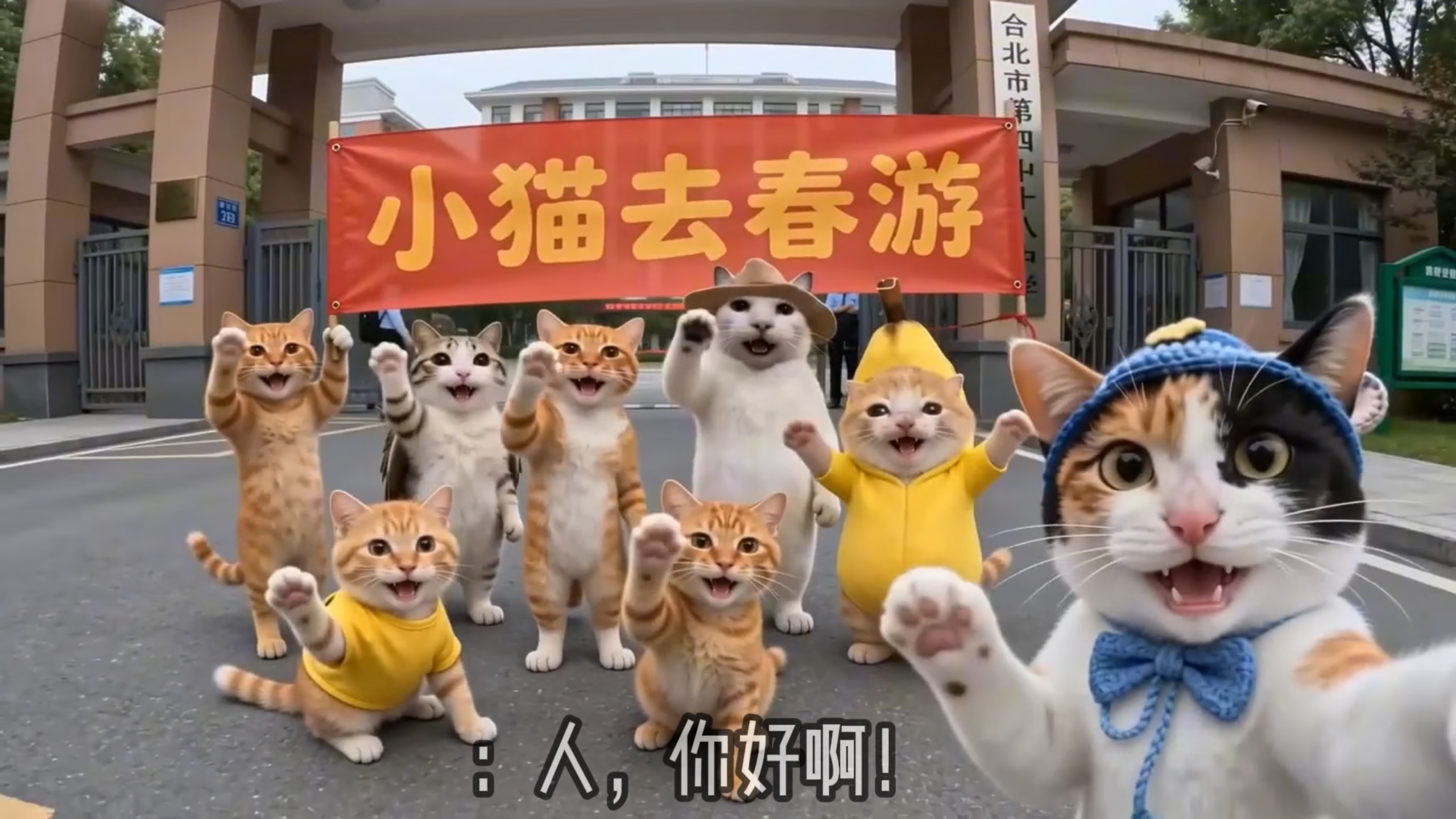 小猫宿舍去春游