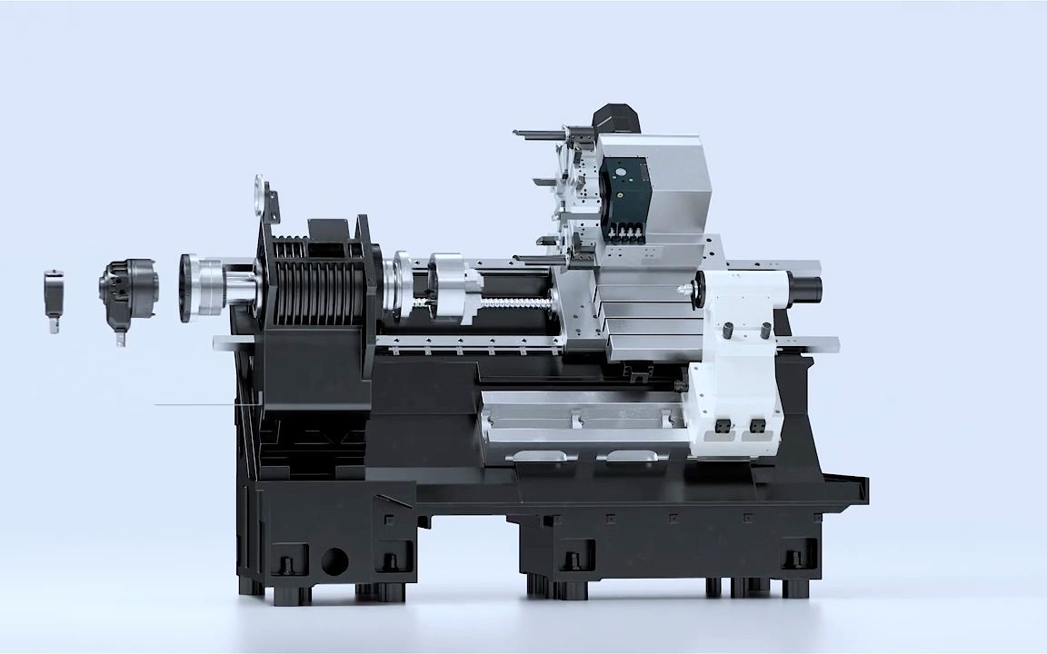 【友嘉集团】ffg ftc-450斜床身数控车床结构展示