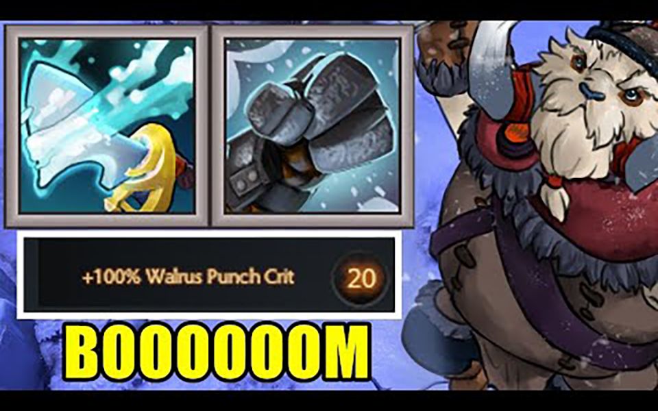 dota2 omg模式 经典一拳超人 【摔角行家 潮汐使者 墨涌 海象神拳!