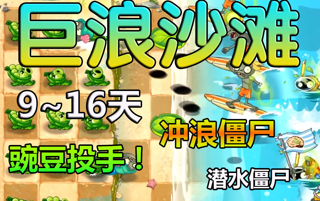 丁菊长pvz2国际版巨浪沙滩916天攻略解说