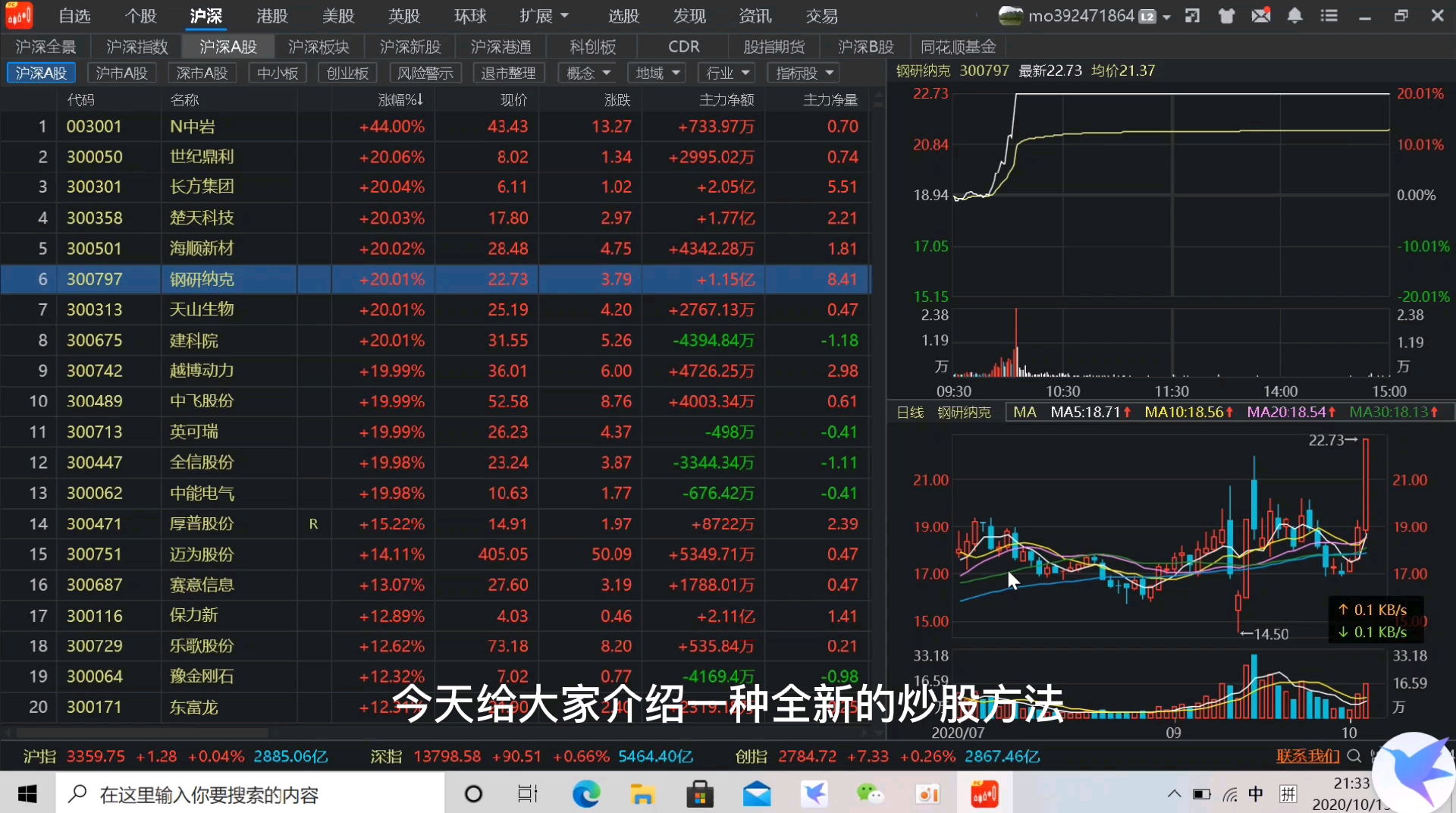 学习使用大单净量来炒股哔哩哔哩bilibili