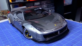 ferrari 458 liberty walk sakura d4 rwd