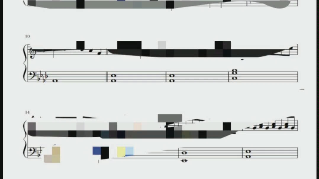 呼吸决定钢琴谱