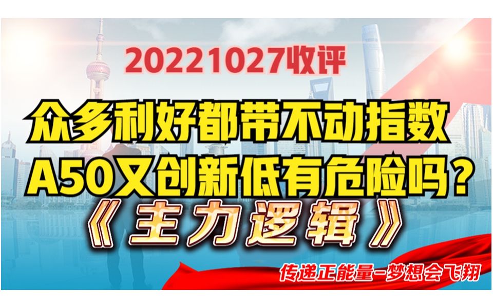 就在刚刚,富时A50又创新低了!众多利好都拉不动指数,怎么办?哔哩哔哩bilibili