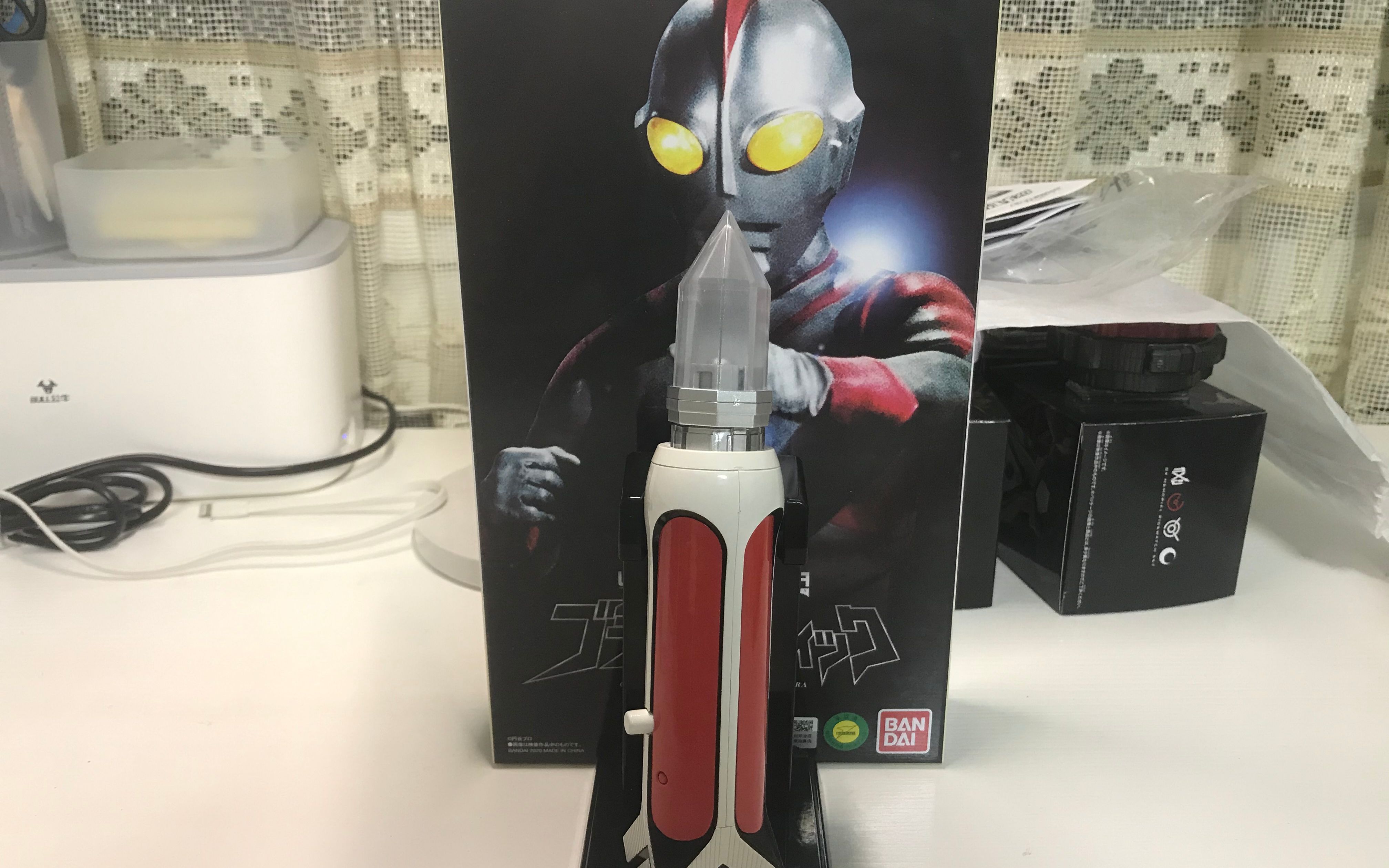 爱迪奥特曼pb变身器声光展示,电光棒,矢的猛【楚歌】_哔哩哔哩_bili