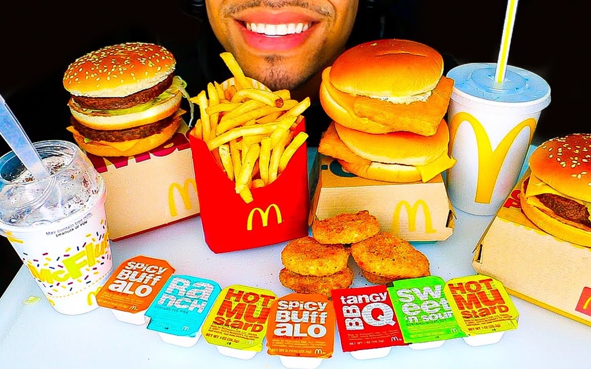 76 jerry 76 麦当劳巨无霸汉堡,麦香鱼汉堡,吉士汉堡,薯条,麦乐鸡