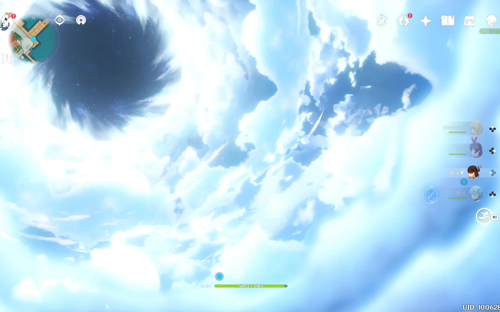 【原神】当游戏视角卡在抽卡背景