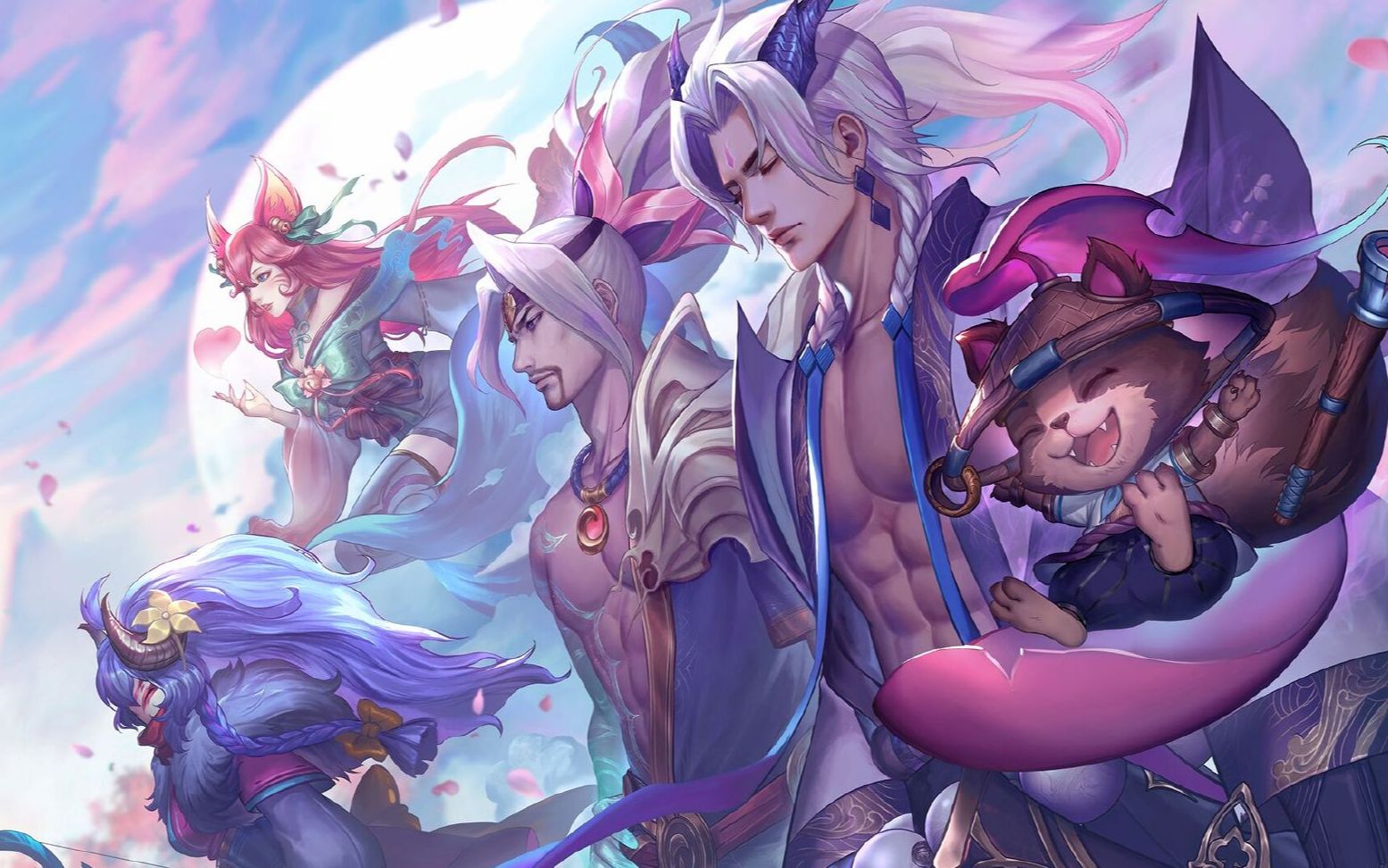 英雄联盟灵魂莲华系列动态壁纸展示_哔哩哔哩 (゜-゜)つロ 干杯~-bili