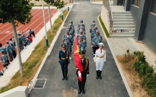 [图]《我为母校拍宣传片》郑州国师实验高中军训会操汇报表演，未经作者允许严禁转载，商用