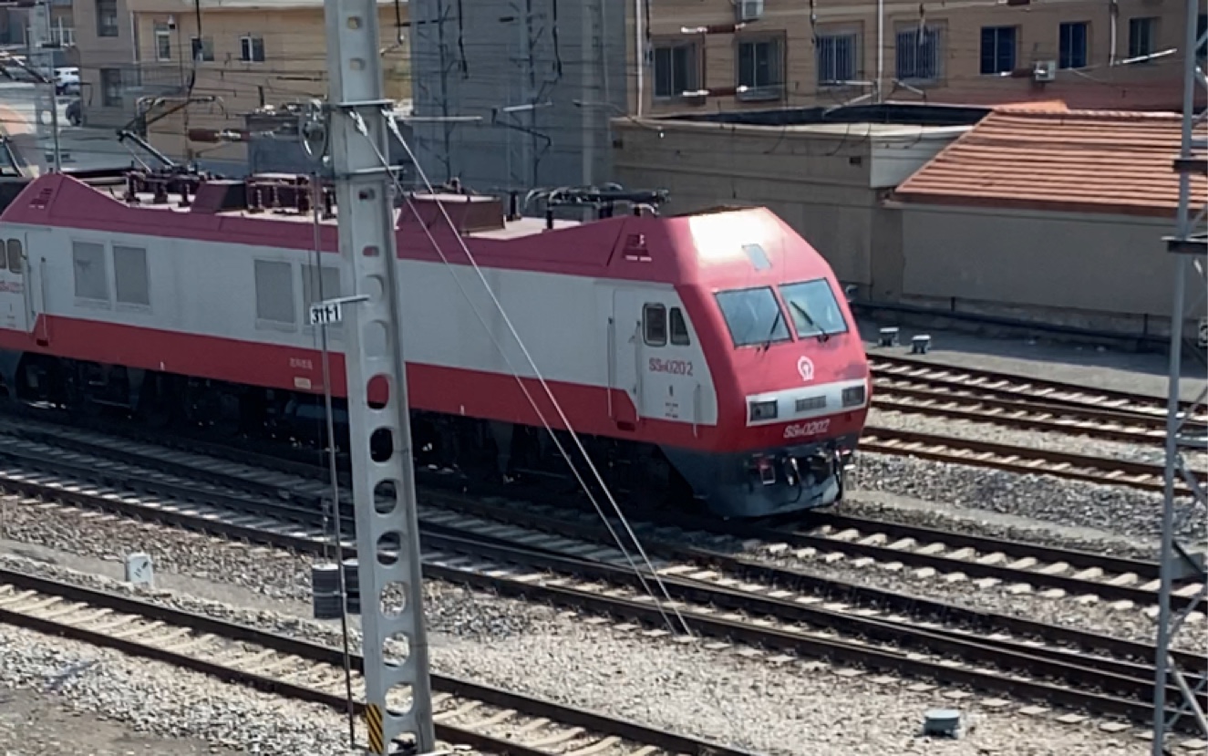 ss9g 0202牵引k7512次(白河-大连)快速通过