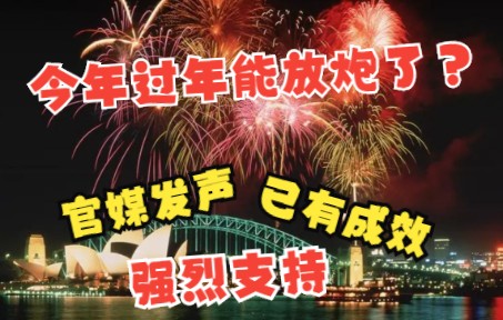 [图]今年过年可以放炮了？官媒建言已起效！期待今年过年能放烟花放鞭炮，早日解除禁止燃放烟花爆竹令