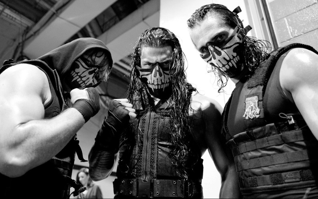 【wwe】圣盾出场 2014.4.15