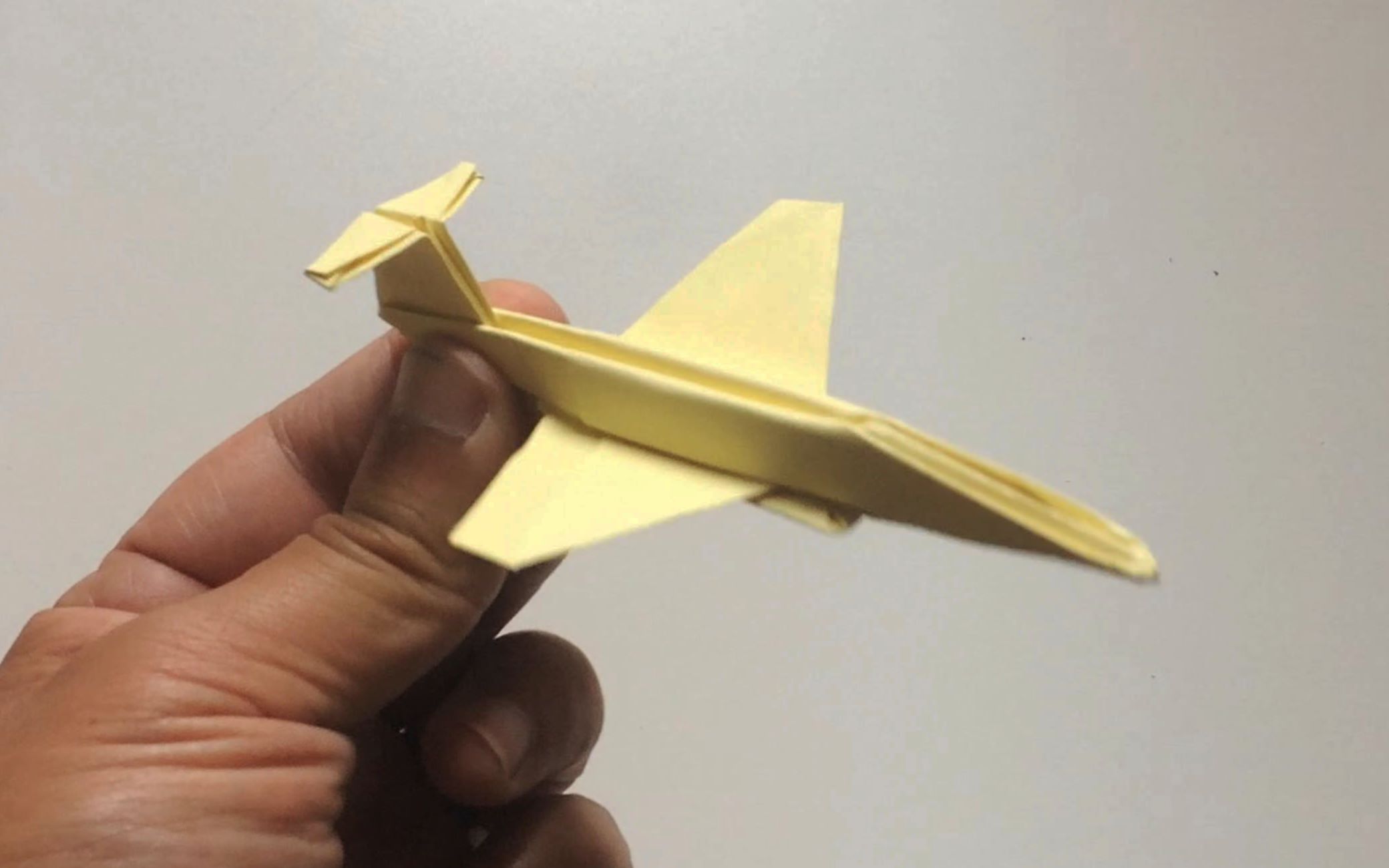 f104战机的手工折纸教程