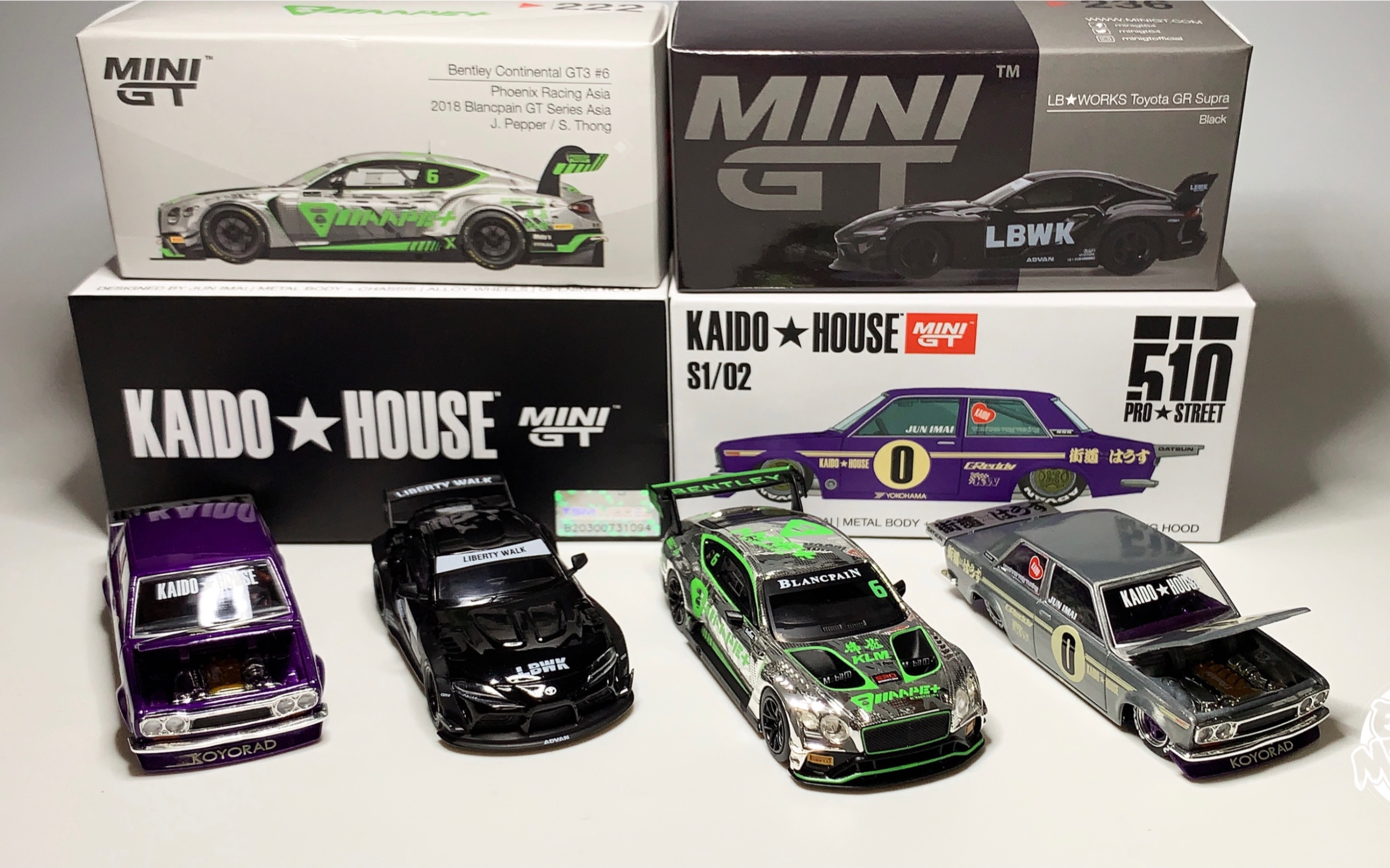 东改【dg】第294期 minigt 1:64 限定四车测评!