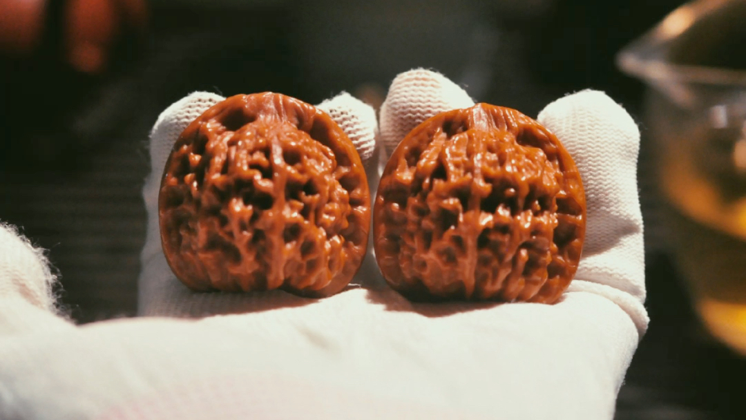 天地狮子头盘玩三年的变化