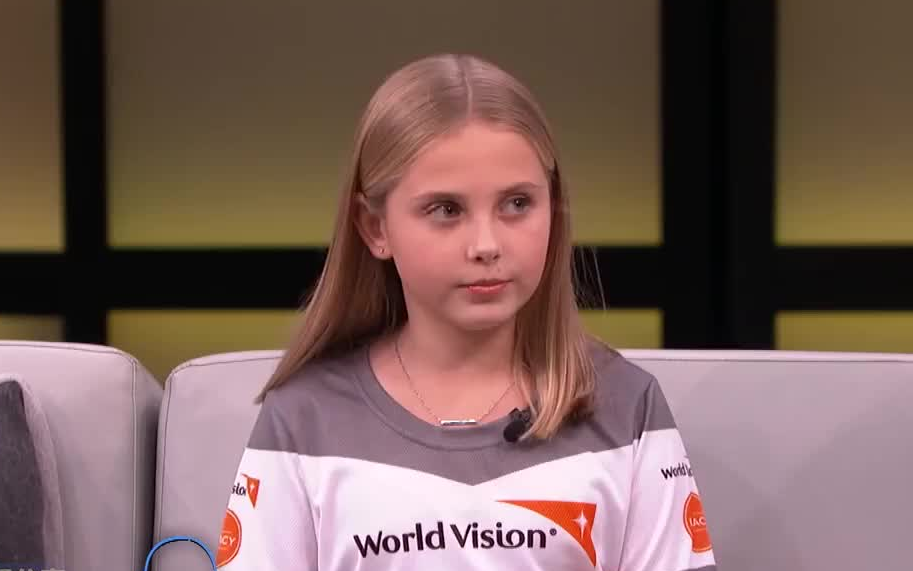 heysteve9岁小女孩为了非洲儿童能喝到纯净水筹了近六万美元史蒂夫