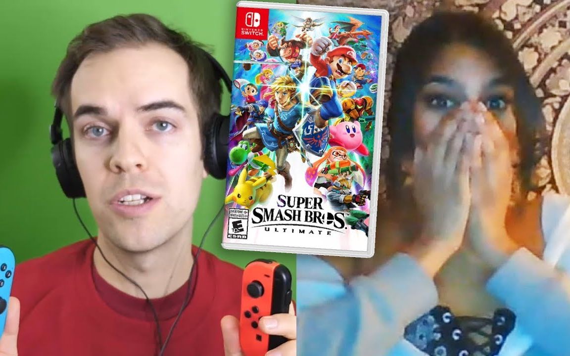 [图]【jacksfilms】Playing Smash Bros Ultimate with Strangers