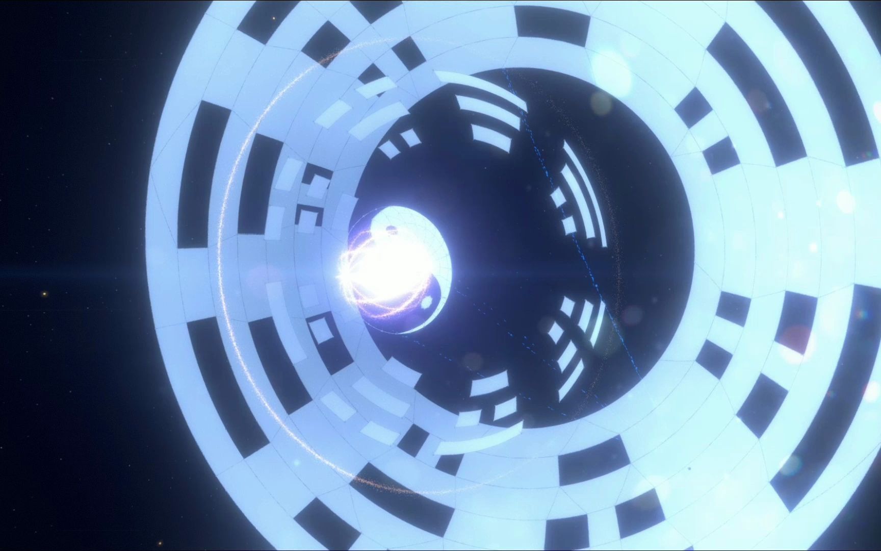 《戴森球计划》我也把我的戴森球做成了个八卦