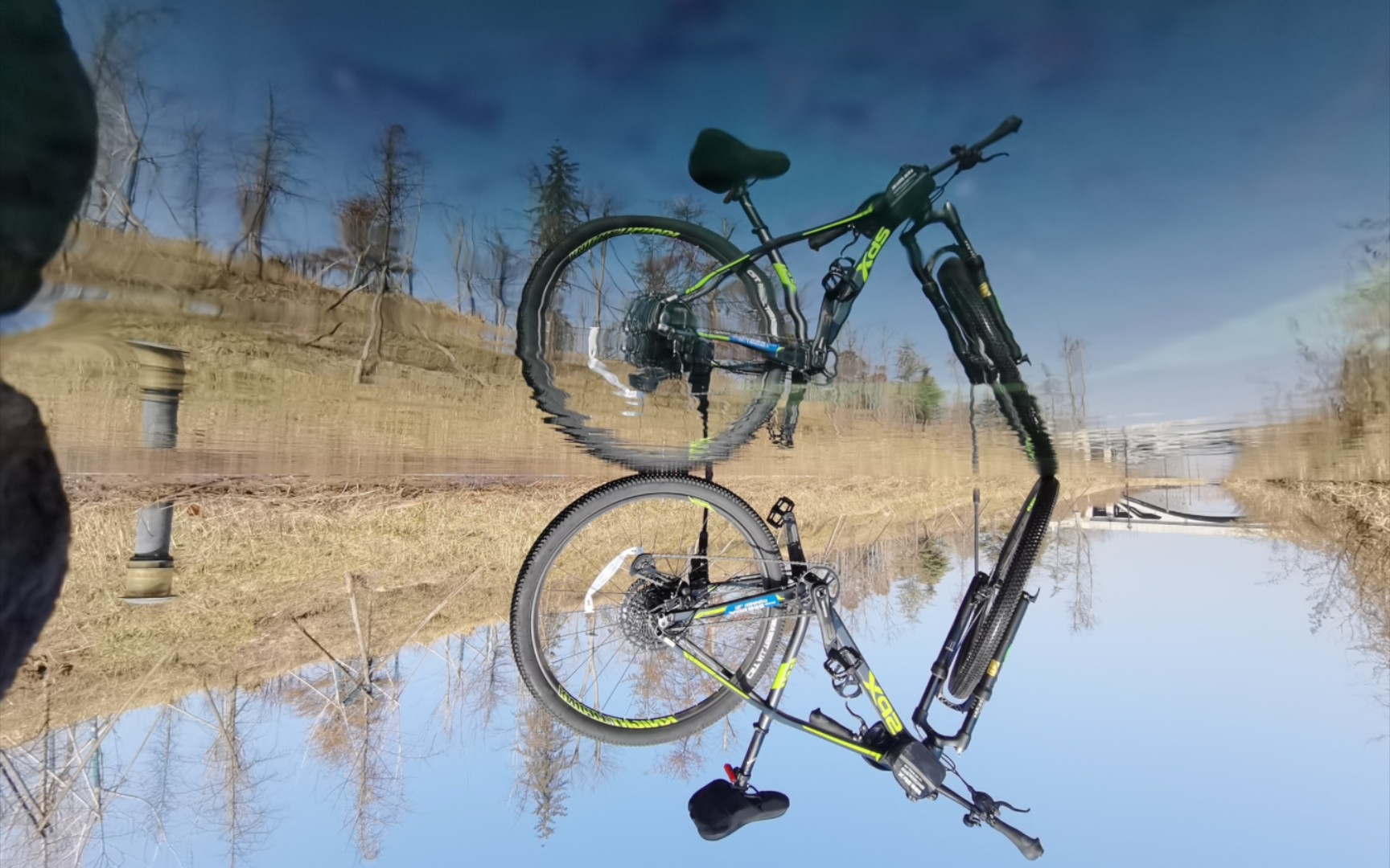 久违了,第七次骑行(侠客800pro)!下个月就可以沿河看柳了!