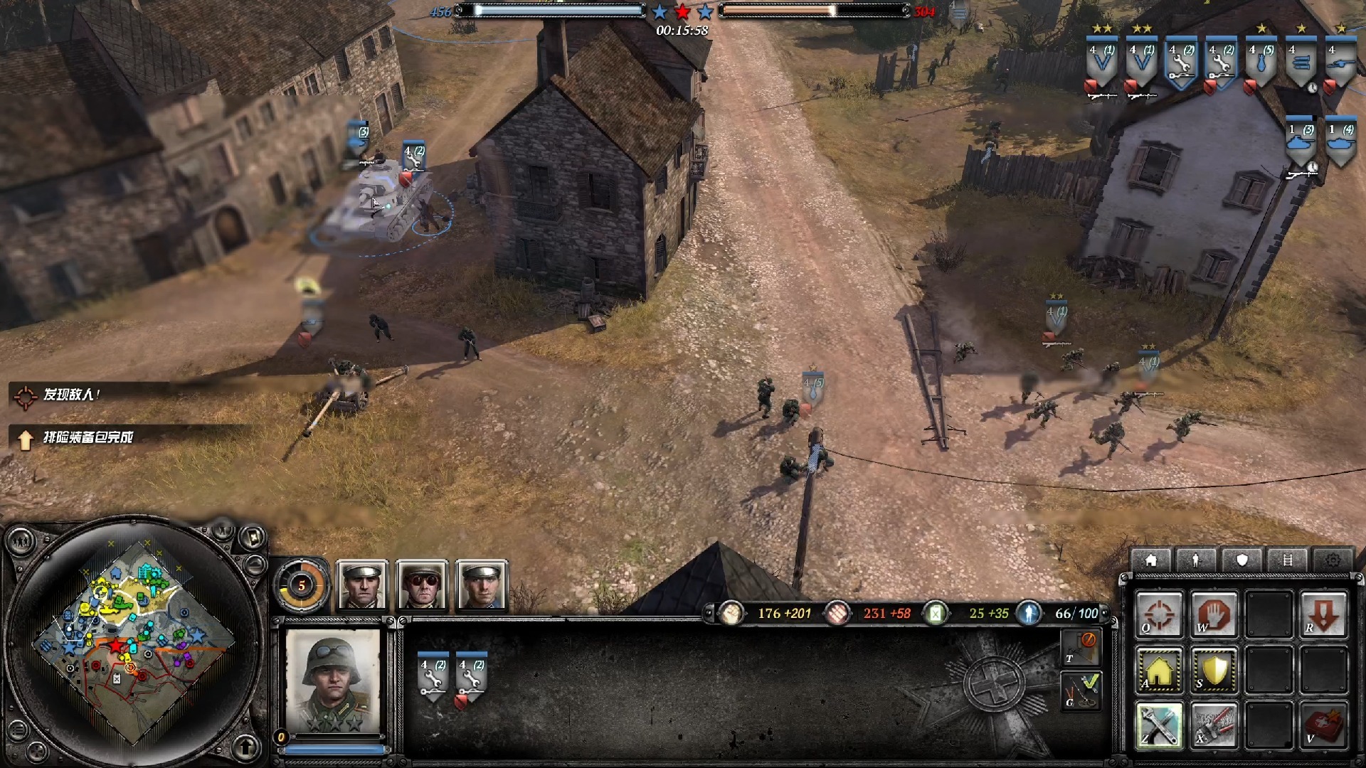 英雄连2:三本东德严丝合缝的防守与进攻!