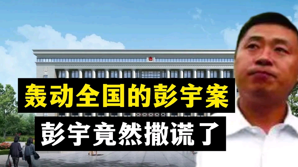 十六年前轰动全国的彭宇案,七年后真相大白,彭宇承认当年撒了谎哔哩哔哩bilibili