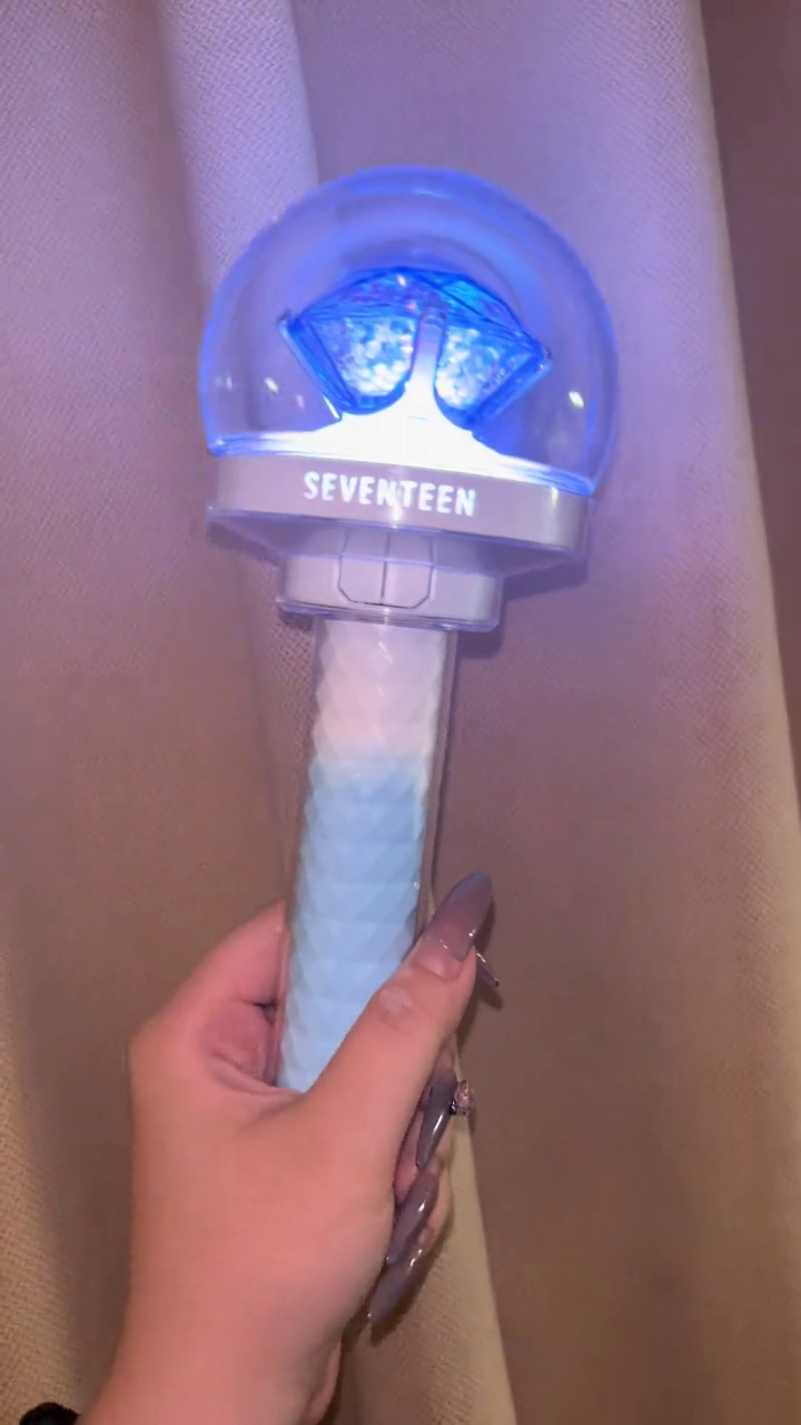 头一回自己改改我一下午应援棒克拉追星日常seventeen