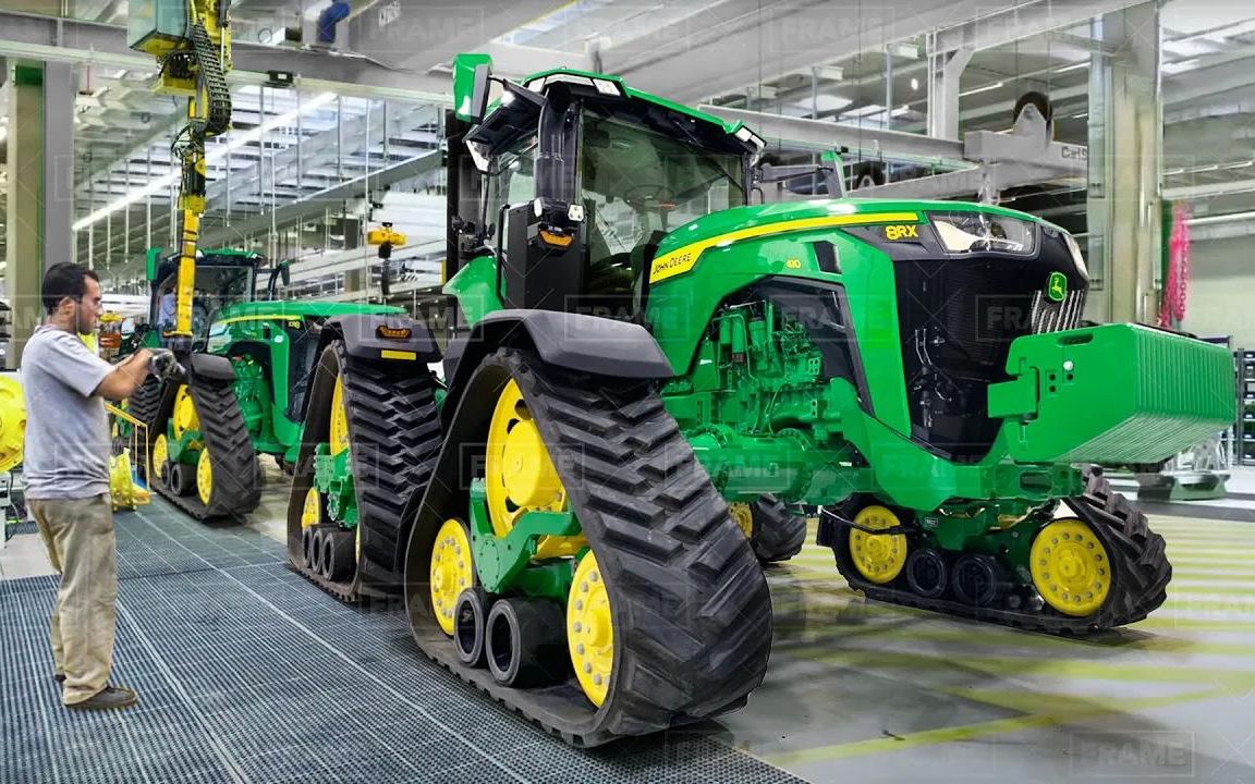 约翰迪尔(John Deere) S 系列联合收割机生产过程哔哩哔哩bilibili