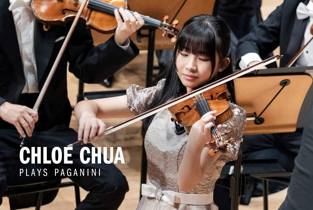 [图]蔡珂宜 & 帕格尼尼-D大调第一小提琴协奏曲·华彩/节选｜Chloe Chua·Paganini-Violin Concerto No.1 - excerpt